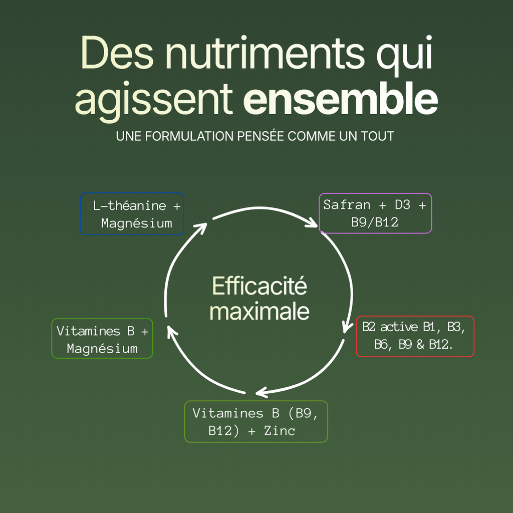 Le Serein — Formule naturelle & complète Équilibre Mental | 13 Nutriments